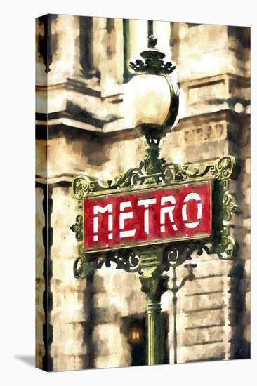 Metro Paris-Philippe Hugonnard-Stretched Canvas