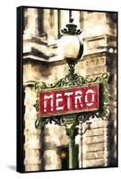 Metro Paris-Philippe Hugonnard-Framed Stretched Canvas