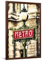 Metro Paris-Philippe Hugonnard-Framed Giclee Print