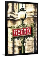 Metro Paris-Philippe Hugonnard-Framed Giclee Print