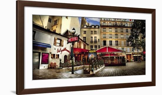 Metro Saint-Michel, Paris-Stephane Rey-Gorrrez-Framed Art Print