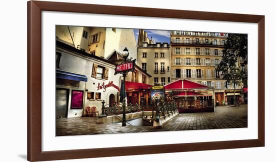 Metro Saint-Michel, Paris-Stephane Rey-Gorrrez-Framed Art Print