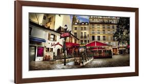 Metro Saint-Michel, Paris-Stephane Rey-Gorrrez-Framed Art Print