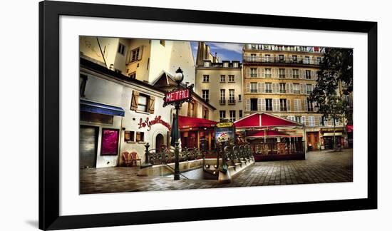 Metro Saint-Michel, Paris-Stephane Rey-Gorrrez-Framed Art Print