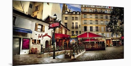 Metro Saint-Michel, Paris-Stephane Rey-Gorrrez-Mounted Art Print