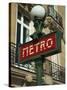 Metro Sign, Paris, France, Europe-Neale Clarke-Stretched Canvas