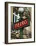 Metro Sign, Paris, France, Europe-Neale Clarke-Framed Photographic Print