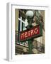 Metro Sign, Paris, France, Europe-Neale Clarke-Framed Photographic Print