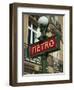 Metro Sign, Paris, France, Europe-Neale Clarke-Framed Photographic Print