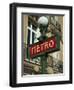 Metro Sign, Paris, France, Europe-Neale Clarke-Framed Photographic Print