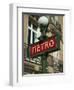 Metro Sign, Paris, France, Europe-Neale Clarke-Framed Photographic Print