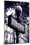 Metro Sign, Paris, France-Russ Bishop-Mounted Photographic Print