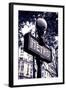 Metro Sign, Paris, France-Russ Bishop-Framed Photographic Print