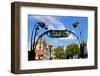 Metro Sign, Paris, France-null-Framed Photographic Print