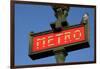 Metro Sign Paris-Hans Peter Merten-Framed Photographic Print