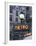 Metro Signage in Paris, France-Bill Bachmann-Framed Premium Photographic Print