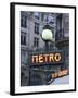 Metro Signage in Paris, France-Bill Bachmann-Framed Premium Photographic Print