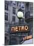 Metro Signage in Paris, France-Bill Bachmann-Mounted Premium Photographic Print