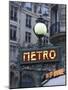Metro Signage in Paris, France-Bill Bachmann-Mounted Photographic Print