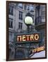 Metro Signage in Paris, France-Bill Bachmann-Framed Photographic Print