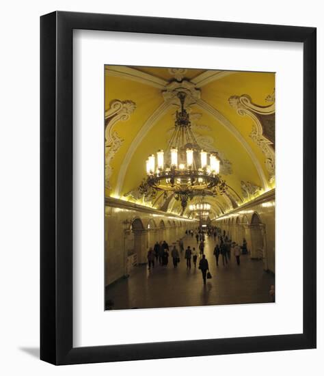 Metro Station Komsomolskaja, Moscow, Russia-null-Framed Premium Giclee Print