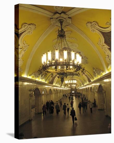 Metro Station Komsomolskaja, Moscow, Russia-null-Stretched Canvas