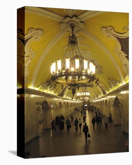 Metro Station Komsomolskaja, Moscow, Russia-null-Stretched Canvas