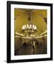 Metro Station Komsomolskaja, Moscow, Russia-null-Framed Art Print