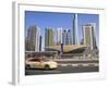 Metro Station, Sheikh Zayed Road, Dubai, United Arab Emirates, Middle East-Amanda Hall-Framed Photographic Print