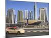 Metro Station, Sheikh Zayed Road, Dubai, United Arab Emirates, Middle East-Amanda Hall-Mounted Photographic Print