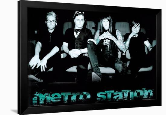 Metro Station-null-Framed Poster