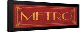 Metro-Catherine Jones-Framed Art Print