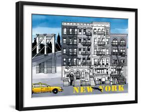 Metropol II-Sandra Jacobs-Framed Giclee Print