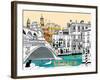 Metropol IV-Sandra Jacobs-Framed Giclee Print