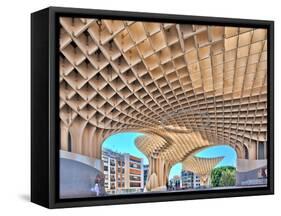 Metropol Parasol Building-Felipe Rodriguez-Framed Stretched Canvas