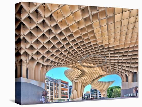 Metropol Parasol Building-Felipe Rodriguez-Stretched Canvas