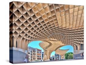 Metropol Parasol Building-Felipe Rodriguez-Stretched Canvas