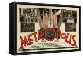 Metropolis, 1926-null-Framed Stretched Canvas