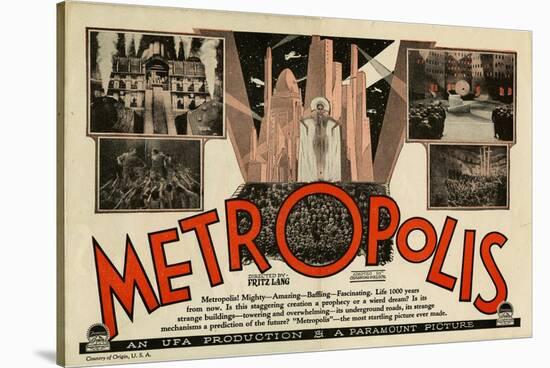 Metropolis, 1926-null-Stretched Canvas