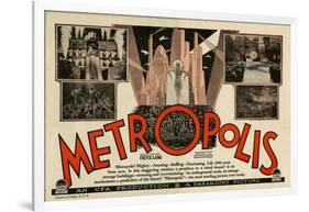 Metropolis, 1926-null-Framed Art Print