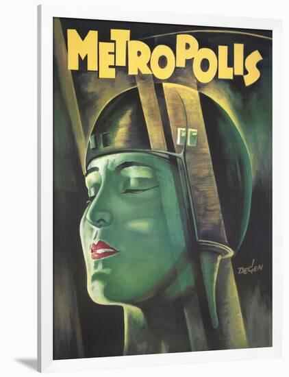 Metropolis, 1926-null-Framed Art Print