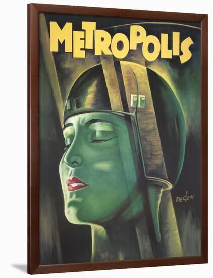 Metropolis, 1926-null-Framed Art Print