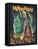 Metropolis, 1926-null-Framed Stretched Canvas