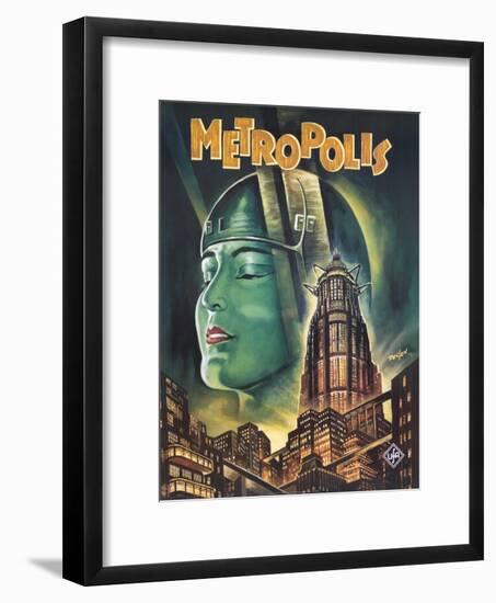 Metropolis, 1926-null-Framed Art Print