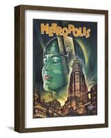 Metropolis, 1926-null-Framed Art Print