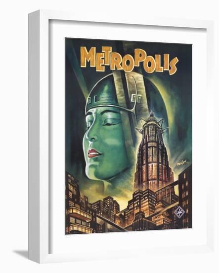 Metropolis, 1926-null-Framed Art Print