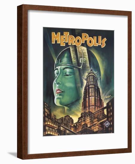 Metropolis, 1926-null-Framed Art Print