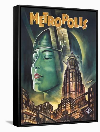 Metropolis, 1926-null-Framed Stretched Canvas