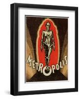 Metropolis, 1926-null-Framed Art Print