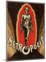 Metropolis, 1926-null-Mounted Art Print